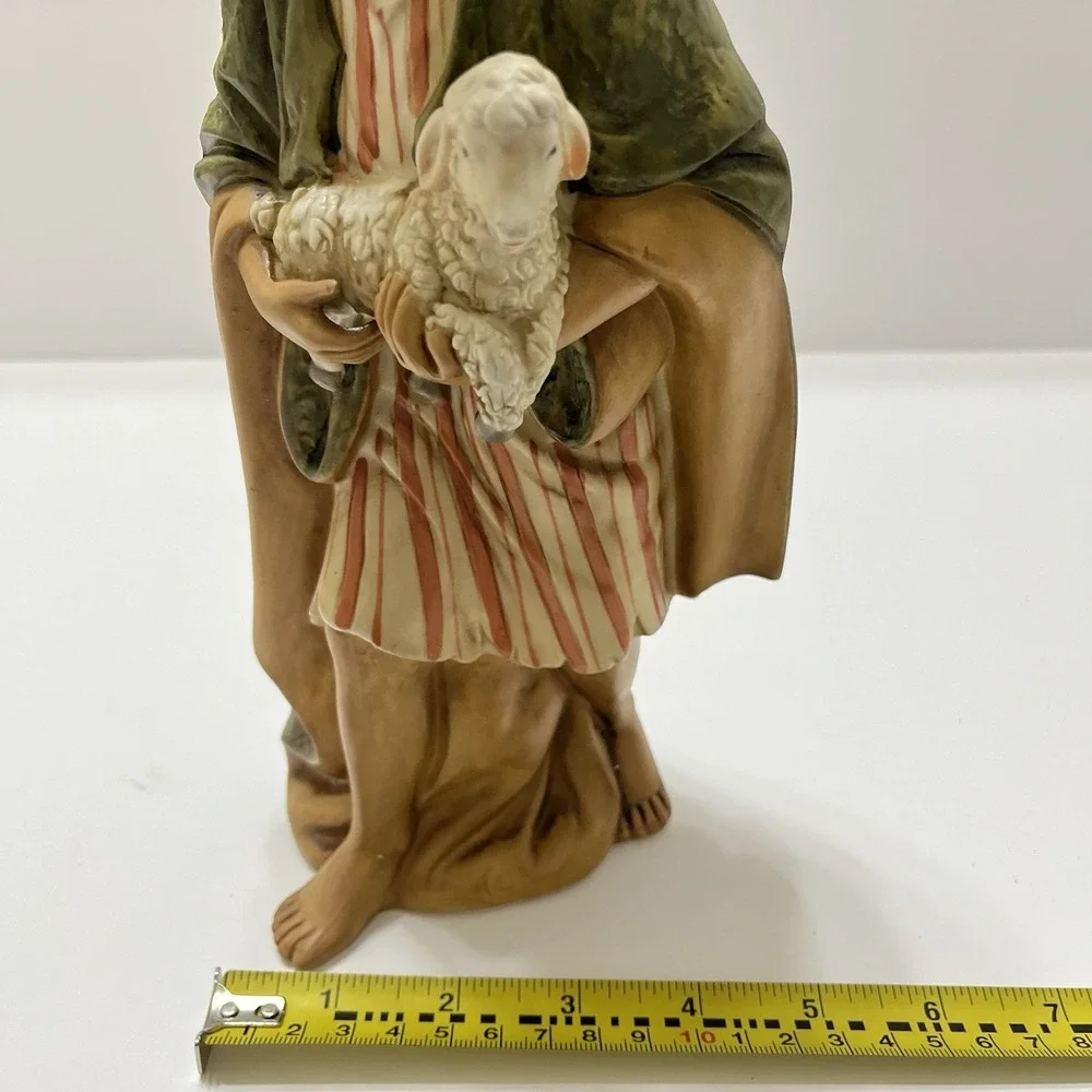 Christmas Grandeur Noel Nativity Shepherd Replacement Figure Hand Painted 1999